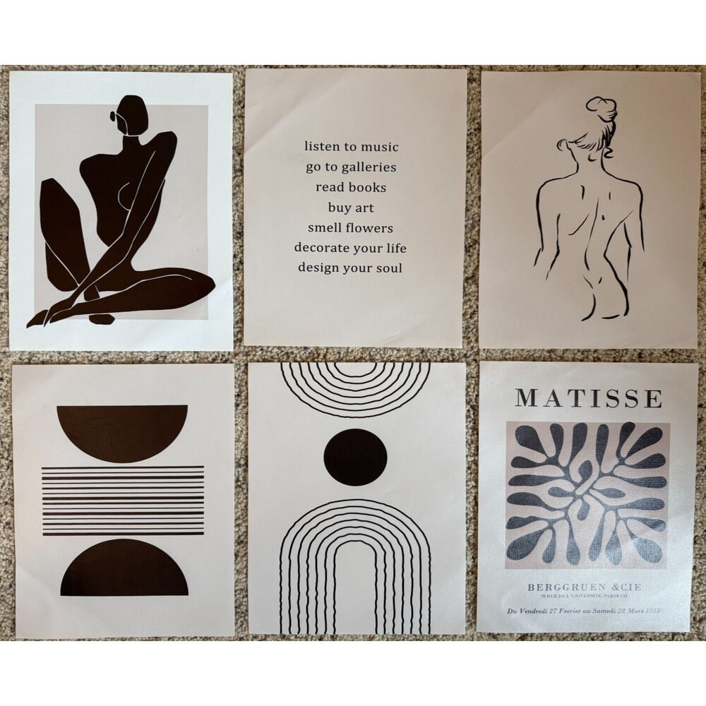 Matisse Wall Art Prints, Abstract Matisse Wall Art Exhibition Posters